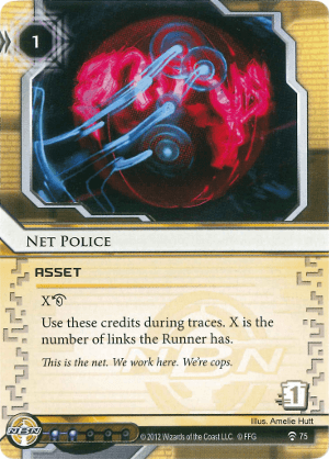 Android Netrunner Net Police Image