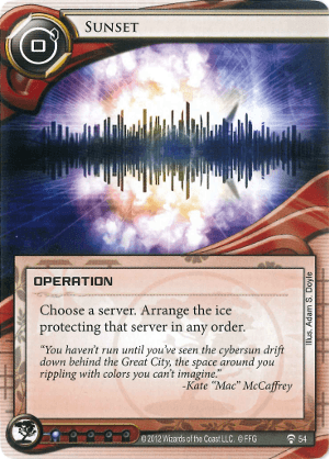 Android Netrunner Sunset Image