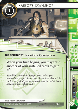 Android Netrunner Aesop's Pawnshop Image