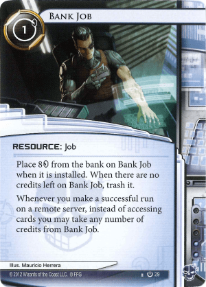 Android Netrunner Bank Job Image