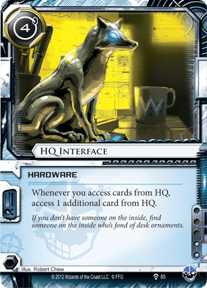 Android Netrunner HQ Interface Image