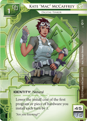 Android Netrunner Kate "Mac" McCaffrey: Digital Tinker Image