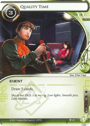 Android Netrunner Quality Time Image