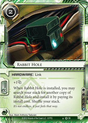 Android Netrunner Rabbit Hole Image