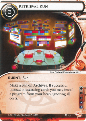 Android Netrunner Retrieval Run Image