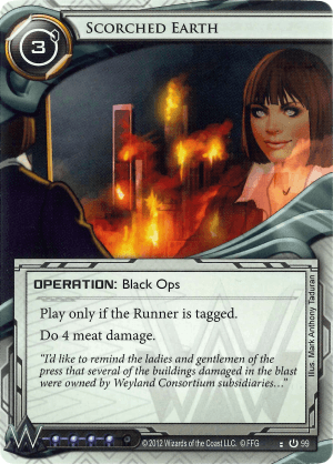 Android Netrunner Scorched Earth Image