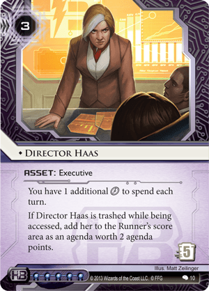 Android Netrunner Director Haas Image