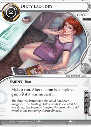 Android Netrunner Dirty Laundry Image
