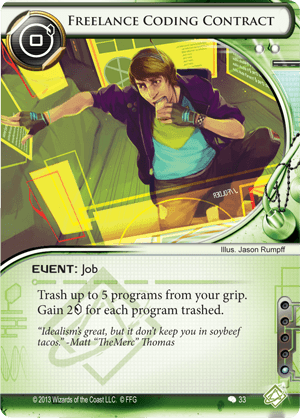 Android Netrunner Freelance Coding Contract Image