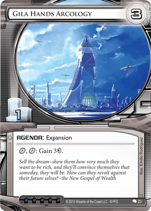 Android Netrunner Gila Hands Arcology Image