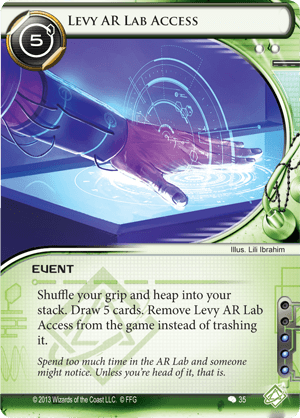 Android Netrunner Levy AR Lab Access Image