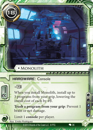 Android Netrunner Monolith Image