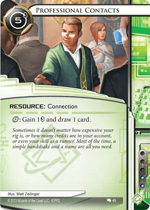 Android Netrunner Professional Contacts Image
