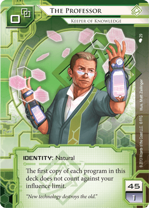 Android Netrunner The Professor: Keeper of Knowledge Image