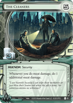 Android Netrunner The Cleaners Image