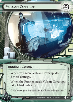 Android Netrunner Vulcan Coverup Image