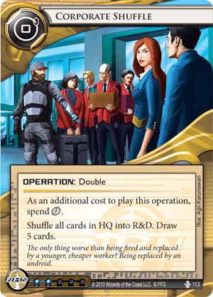 Android Netrunner Corporate Shuffle Image
