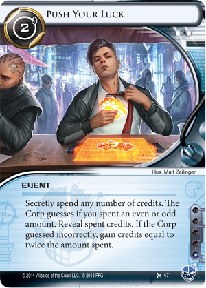 Android Netrunner Push Your Luck Image