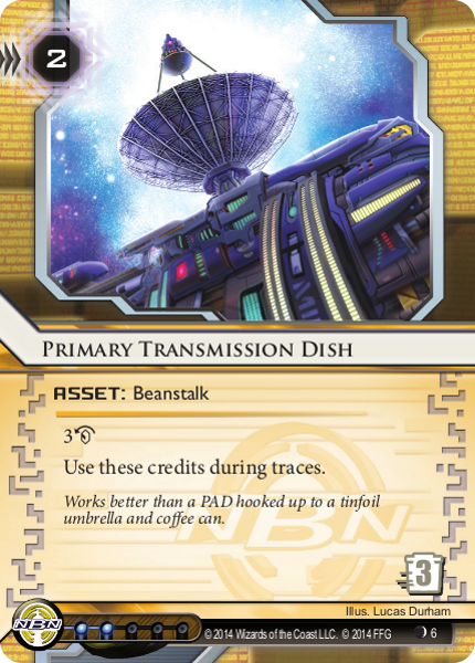 Android Netrunner Primary Transmission Dish Image