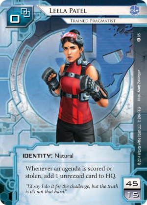 Android Netrunner Leela Patel: Trained Pragmatist Image