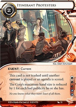 Android Netrunner Itinerant Protesters Image