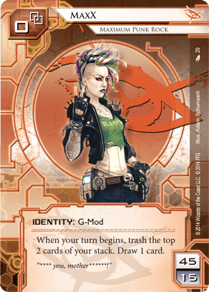 Android Netrunner MaxX: Maximum Punk Rock Image