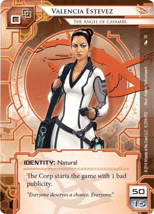 Android Netrunner Valencia Estevez: The Angel of Cayambe Image