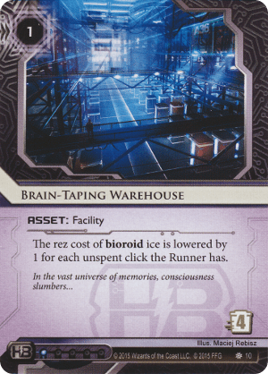 Android Netrunner Brain-Taping Warehouse Image