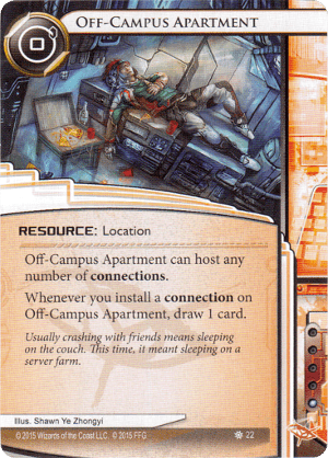 Android Netrunner Off-Campus Apartment Image