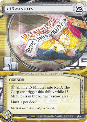Android Netrunner 15 Minutes Image