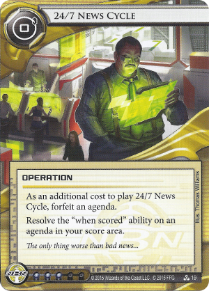 Android Netrunner 24/7 News Cycle Image