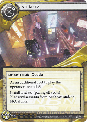 Android Netrunner Ad Blitz Image