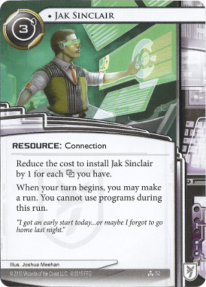 Android Netrunner Jak Sinclair Image