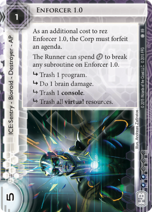 Android Netrunner Enforcer 1.0 Image