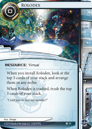 Android Netrunner Rolodex Image