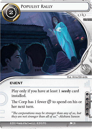 Android Netrunner Populist Rally Image