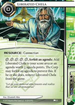 Android Netrunner Liberated Chela Image