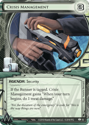 Android Netrunner Crisis Management Image