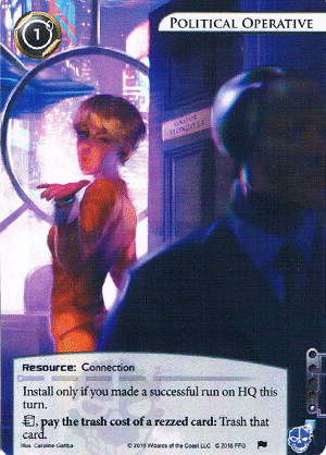 Android Netrunner Political Operative Image