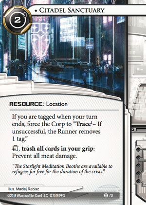 Android Netrunner Citadel Sanctuary Image