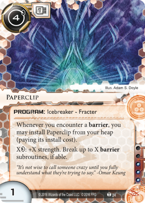 Android Netrunner Paperclip Image