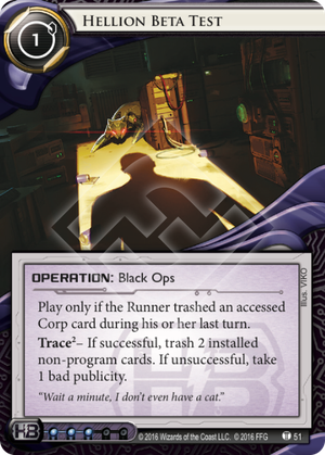 Android Netrunner Hellion Beta Test Image