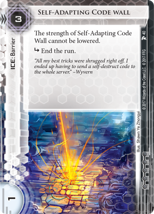 Android Netrunner Self-Adapting Code Wall Image