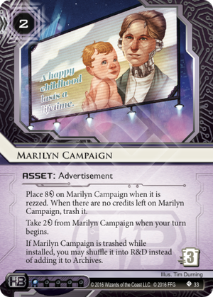 Android Netrunner Marilyn Campaign Image