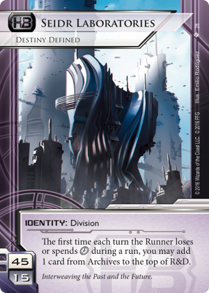 Android Netrunner Seidr Laboratories: Destiny Defined Image