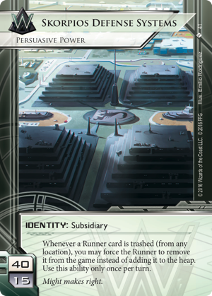 Android Netrunner Skorpios Defense Systems: Persuasive Power Image