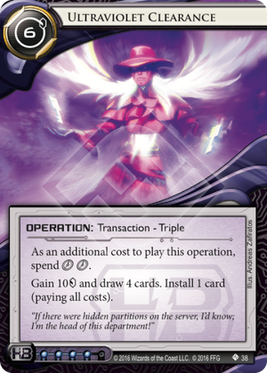 Android Netrunner Ultraviolet Clearance Image