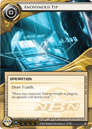 Android Netrunner Anonymous Tip Image