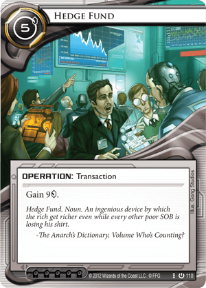 Android Netrunner Hedge Fund Image