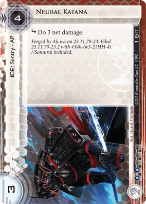 Android Netrunner Neural Katana Image